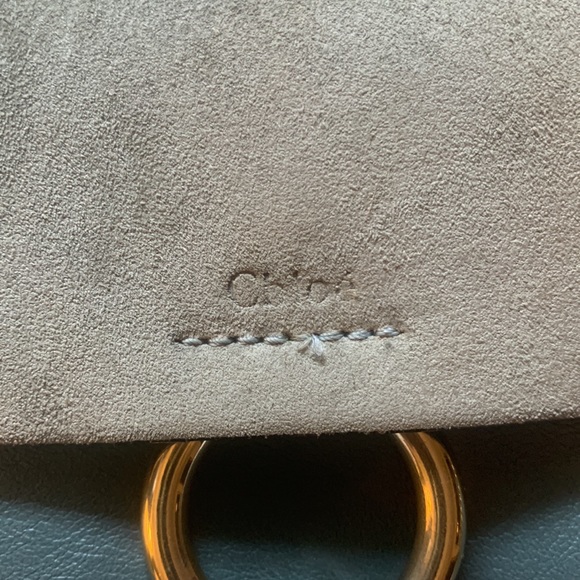 Chloe crossbody bag suede leather - Picture 4 of 10
